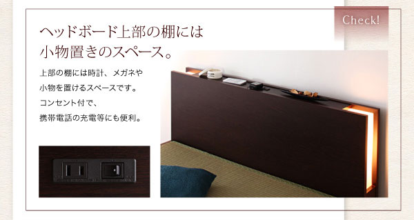 月花のヘッドボード