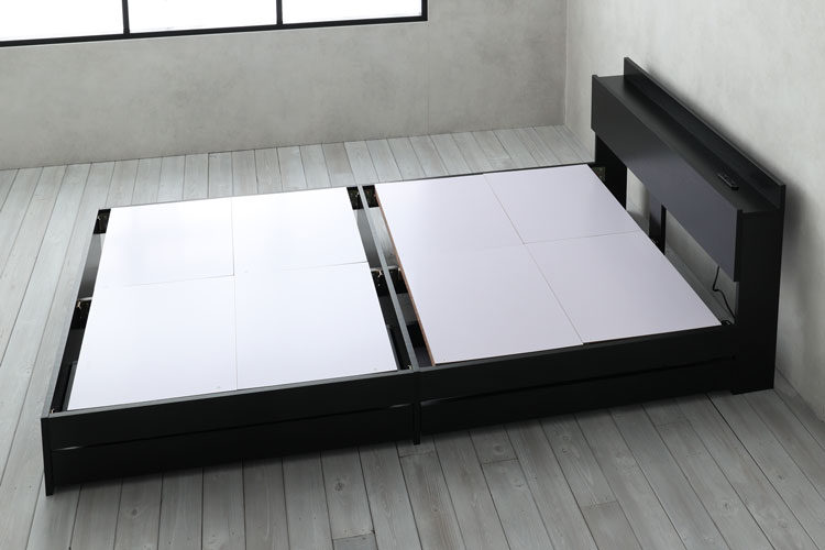 パネル床板のベッド