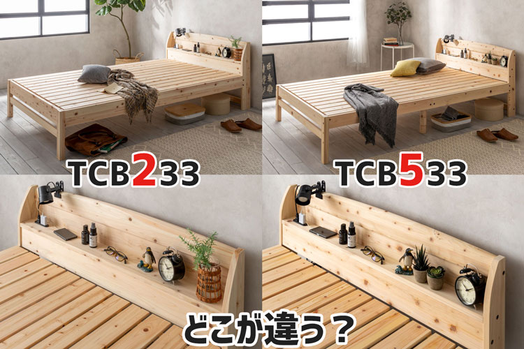 TCB233とTCB533、どこが違う？