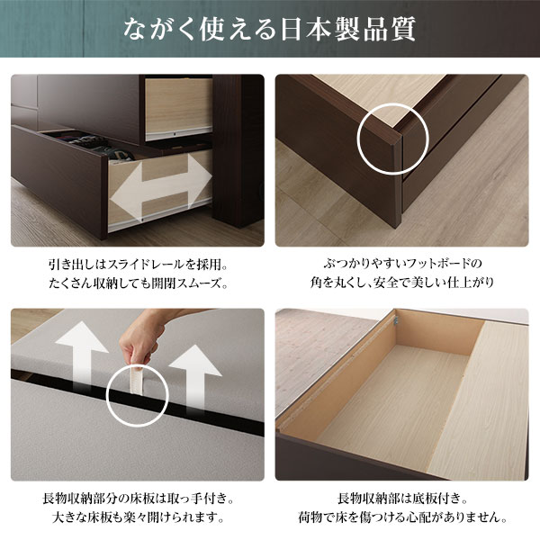 細部まで丁寧につくられた日本製