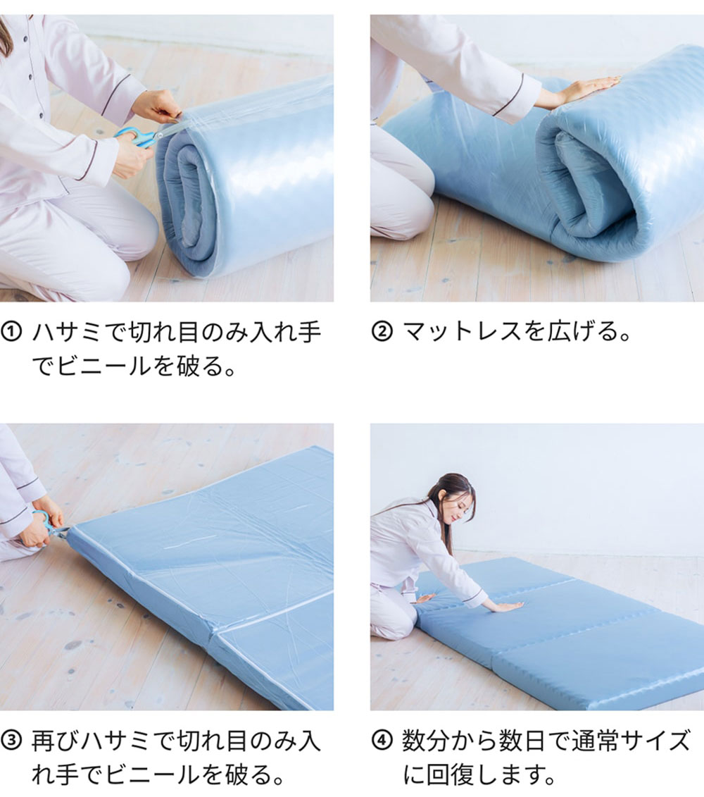 開封の流れ（公式サイトより）