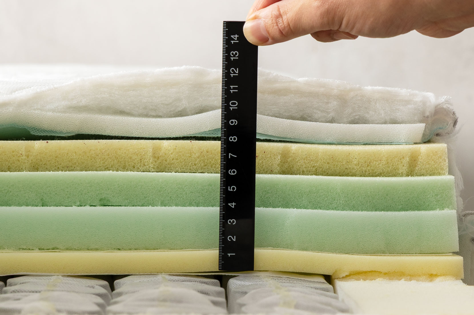 詰め物層の計測