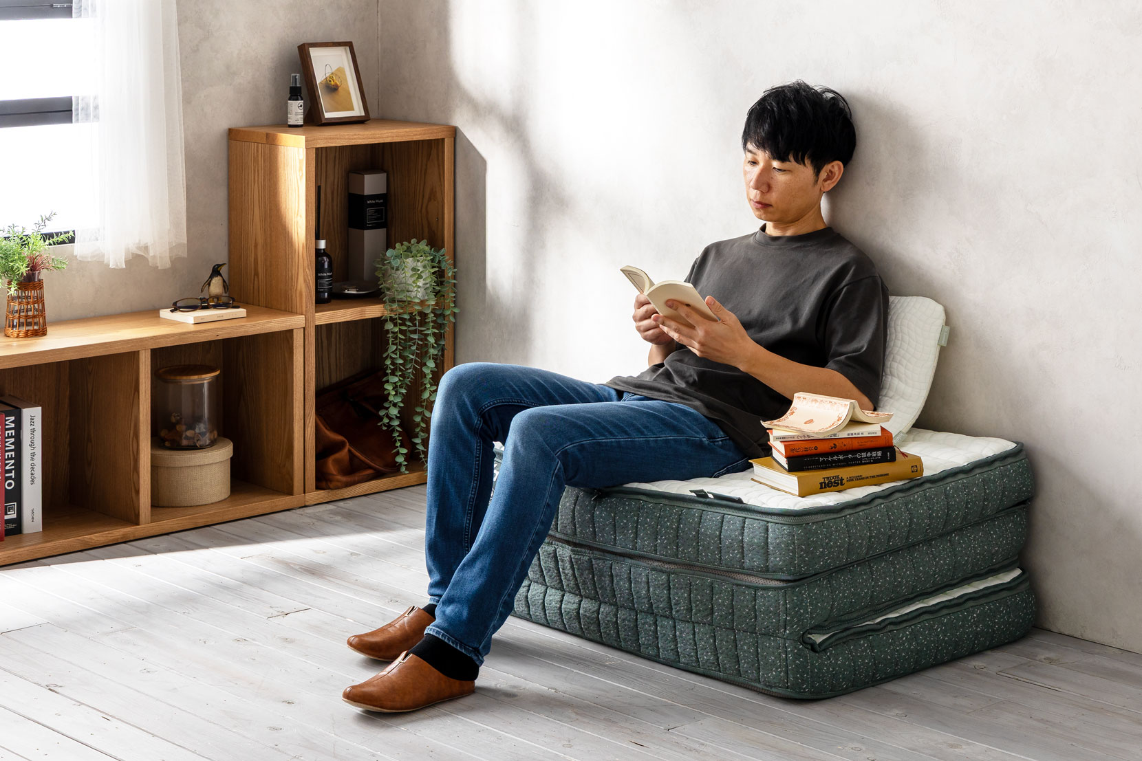 折りたたみソファー使用例