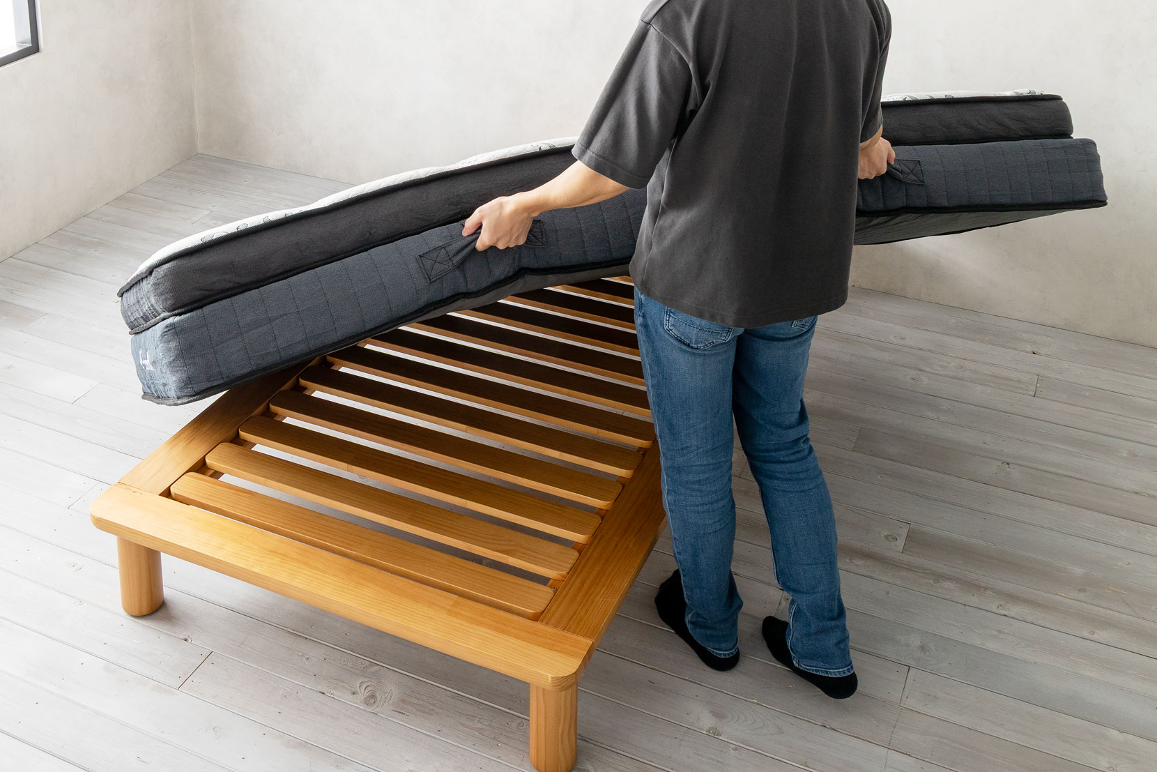 マットレスのハンドリング