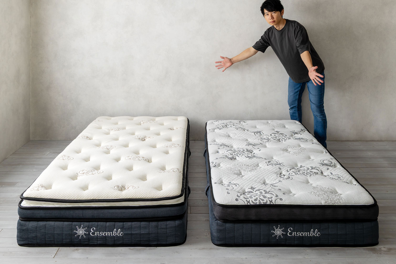 コイルタイプと低反発タイプ