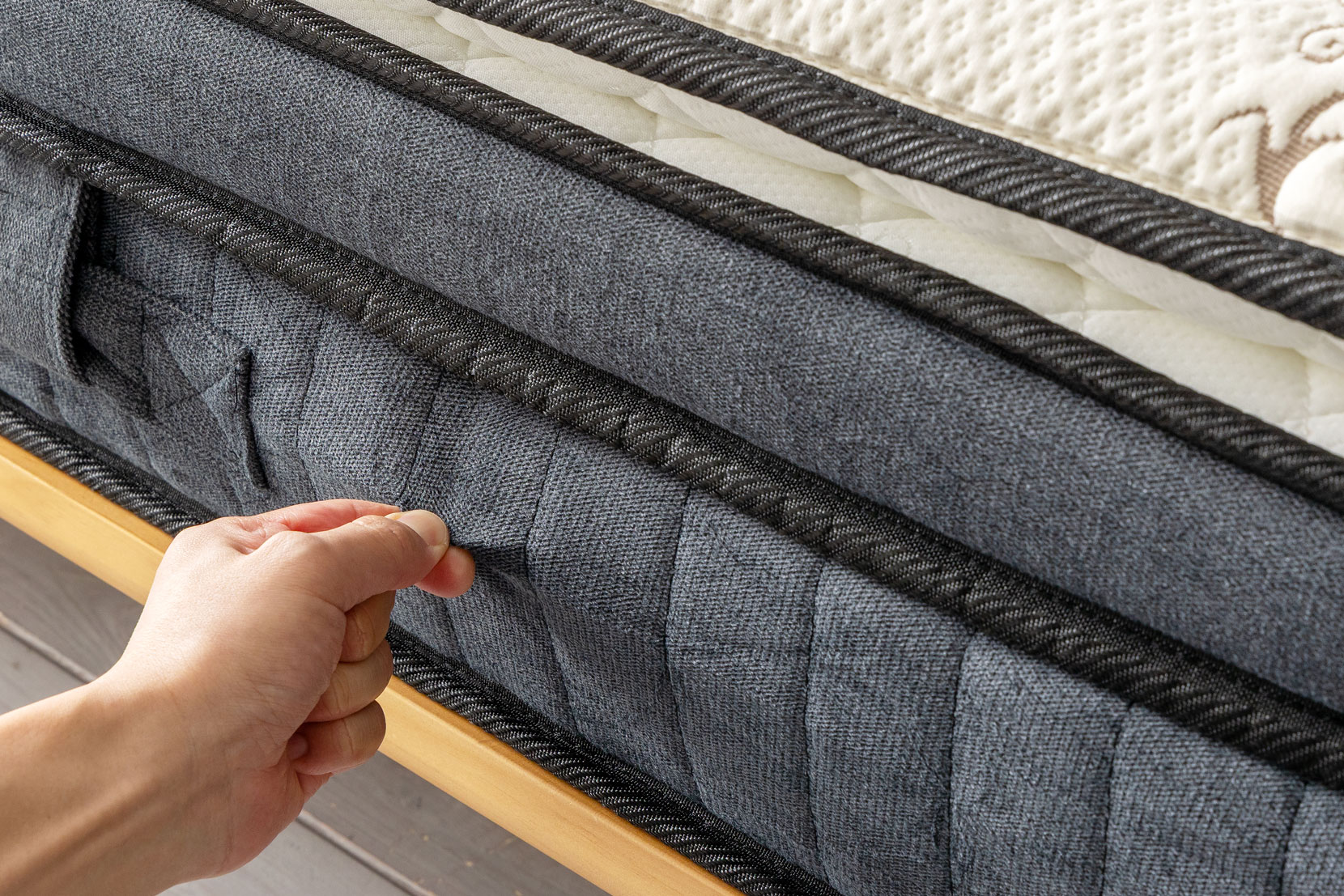 側面生地の伸縮性