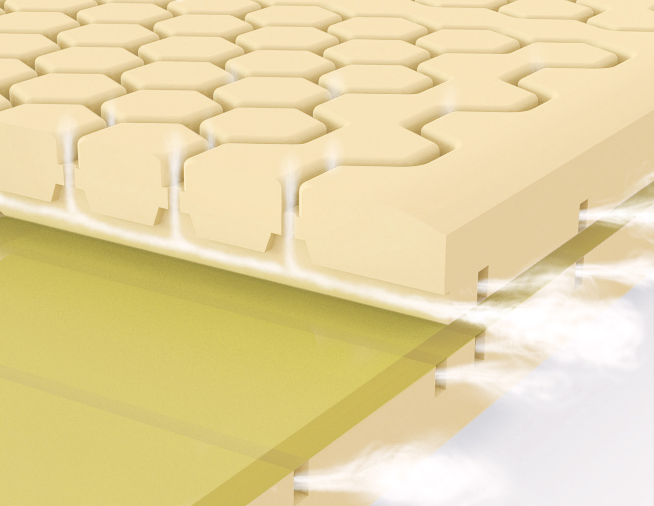 Mofmo マットレスの通気構造