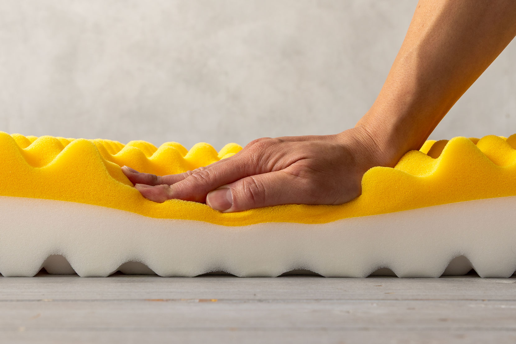 硬さのチェック