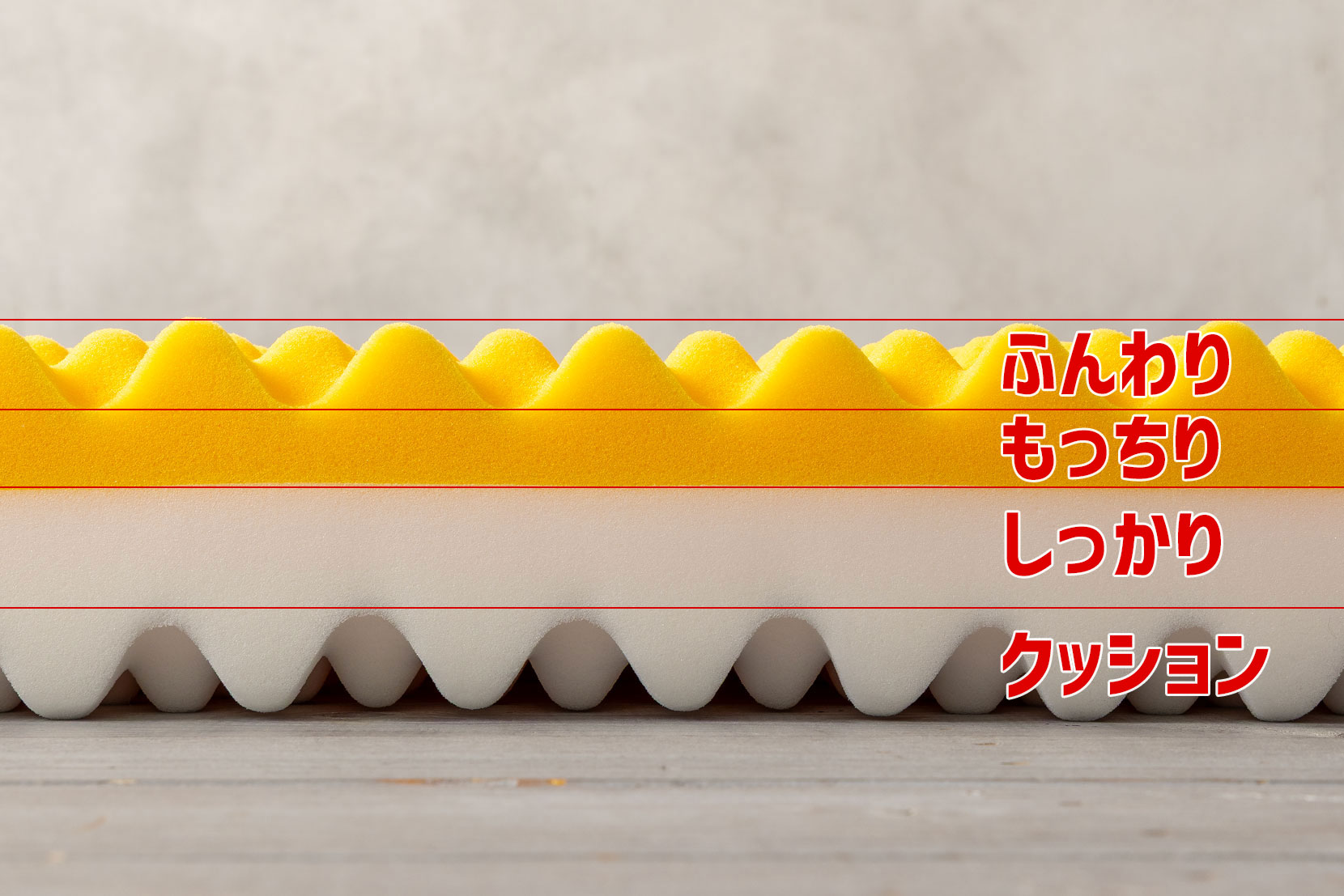 芯材のバランス(秋冬面)