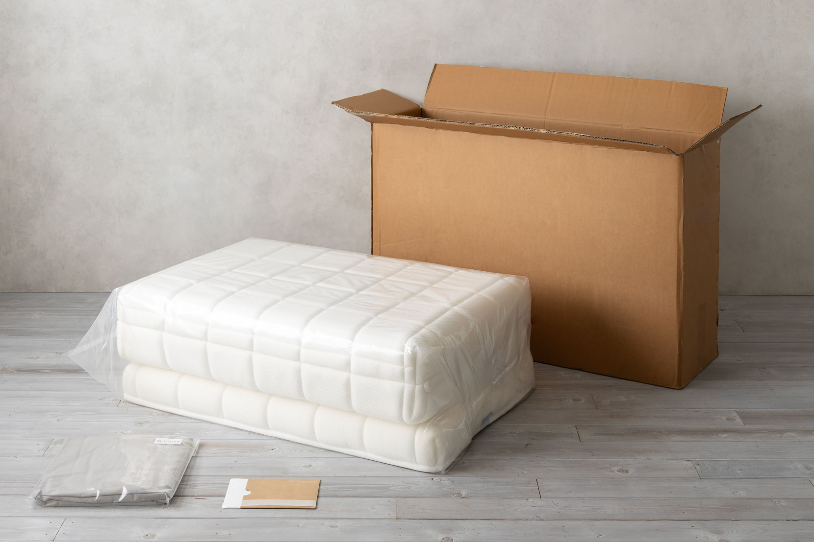 マットレスの梱包