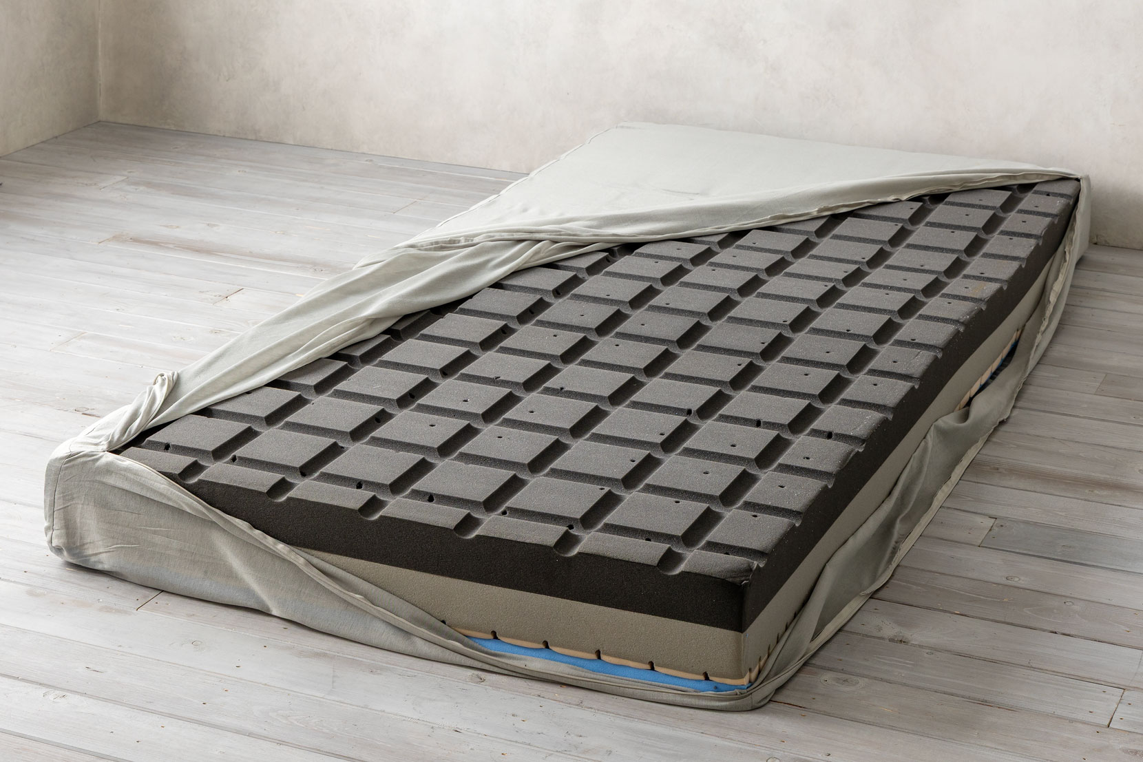 芯材の様子（裏面）