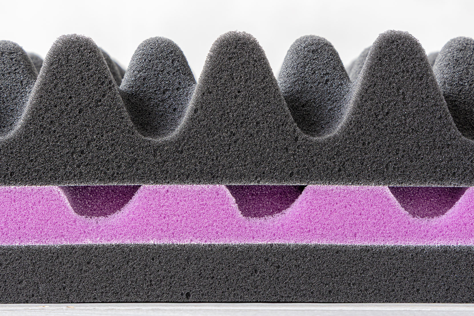 通気構造（ウレタンのアップ）